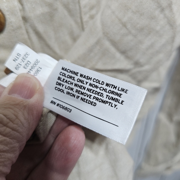 DULUTH Women's Artisan Hemp Duster Shirt Dress Organic Cotton Long Line Size XL. - Picture 11 of 15